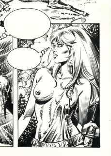 Romero, Enric Badia - 1 Original page - Axa - page 14 - The Island of Noah - 1990