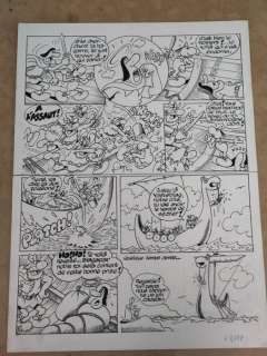 Kamb, Jacques - 1 Original page - Dicentim le petit franc - Gadget n. 887 - "Viking Kong" - 1986 | Catawiki