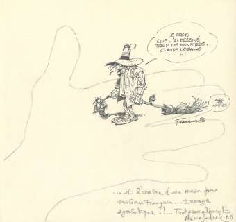 Franquin | Illustration Ã  l’encre de chine sur papier… | Millon