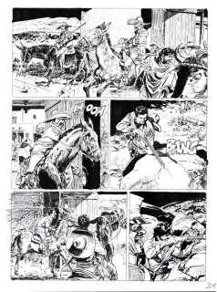 Brindisi, Bruno - 3 Original page - Tex Willer #8 - "La prigioniera" - 2019 | Catawiki