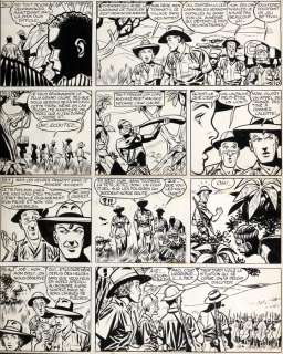 Hubinon | Tiger Joe, planche n°14 (numérotée 59) Ã … | Millon