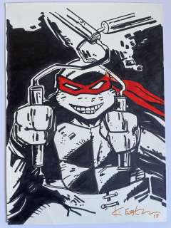 Eastman, Kevin - 1 Original colour drawing - Teenage mutant Ninja Turtles - 2018 | Catawiki