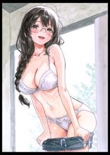 Misakichi - 1 Original colour drawing - Anime pinup | Catawiki