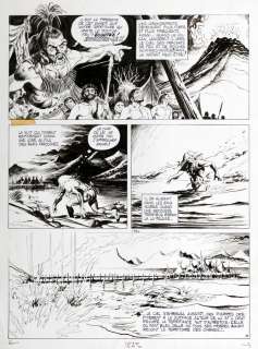 Chéret | Rahan, planche n°11 Ã  l’encre de Chine du… | Millon