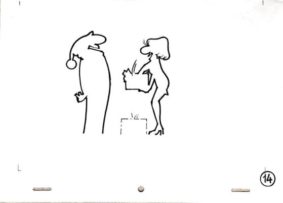 Cavandoli, Osvaldo - 1 Original preliminary drawing - La Linea | Catawiki