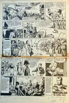 Attanasio, Dino - Original page - Les histoires de l’Oncle Paul - Le vol de l’Aigle - 1952 | Catawiki