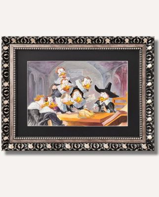 Tony Fernandez Œuvre encadrée - Donald Duck Insp. by Rembrandt’s "The Anatomy Lesson of Dr. Nicolaes Tulp" (1632) – Hand Signed | Catawiki