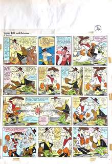 JACOVITTI - Original page for Cocco Bill nell‘Arizona. Cm. 31x48. Mint. Code 9947.