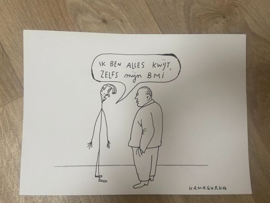 Kamagurka - 1 Original drawing - BMI | Catawiki