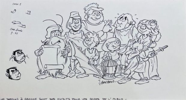 Barbaud, Jean - 1 Original drawing - Il était une fois... l’Homme T6 - L’Époque de Léonard de Vinci - Page de titre - 2019 | Catawiki