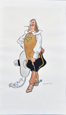 Bioletto, Angelo - Original drawing - 4 Moschettieri - Il Signor di Treville - Anni ’70 | Catawiki