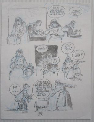 Will eisner - Original Sketch Page (p.42) The power - Invisible people - 1 croquis original - 1993 | Catawiki