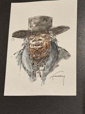 Hermann - 1 Original colour drawing - Comanche - Sid Bullock "Le cocher de la diligence" | Catawiki