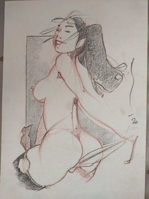 Marc Michetz - 1 Original preliminary drawing - Amazing Adult Fantasy | Catawiki