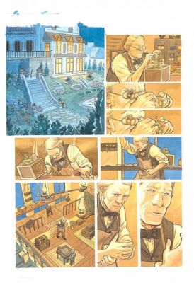 Julen Ribas | Planche originale n°8 - Artifices, un magicien en Algérie | Daniel Maghen