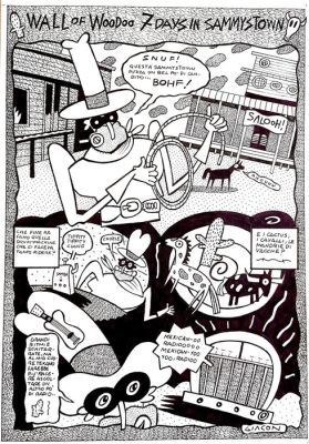 Massimo Giacon - 1 Original page - Wall of woodoo | Catawiki