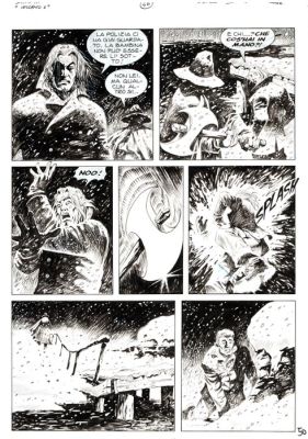 Dotti, Maurizio - 2 Original page - Dampyr #34 - "La caverna dei Troll" - 2003 | Catawiki