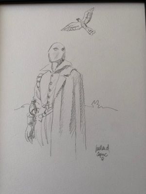 Juillard, André - 1 Original drawing - Masquerouge - 2017 | Catawiki