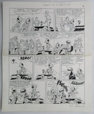 Attanasio, Dino - 1 Original page - Spaghetti - l’homme le plus intelligent du monde p.38 | Catawiki