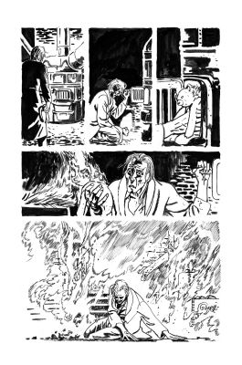 Continue Shopping | ABSOLUTE BATMAN - ARK-M SPECIAL #1 PAGE 18 (ORIGINAL ARTWORK BY JOSH HIXSON) | Scott’s Collectables