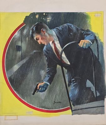 Carlo Jacono - 1 Original cover - Lockridge N. 899 - "Mandato di morte" | Catawiki