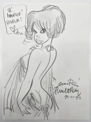 Walthéry, François - Original drawing - Natacha - 1999 | Catawiki