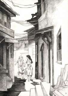 Olivier Pont | Illustration originale inédite - Un putain de salopard | Daniel Maghen