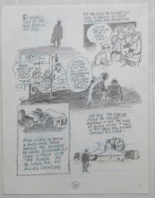 Will eisner - Original Sketch Page (p.35) The power - Invisible people - 1 croquis original - 1993 | Catawiki