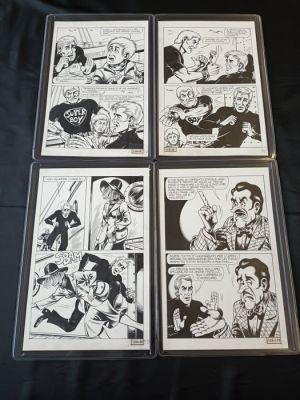 Romanini, Giovanni - 4 Original page - Alan Ford - n. 124 Un dì così | Catawiki