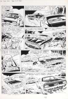 Denayer | Patrick Leman, planche n°4 à l’encre de Chine… | Millon