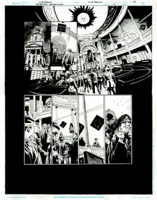 The Bat-Man: Second Knight #2 p.29 - Maxie & Rabbi Cohen Run into Each Other | Comic Book Art Gallery