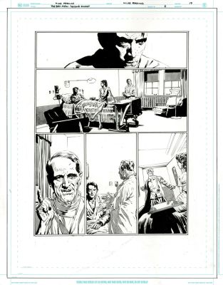 The Bat-Man: Second Knight #2 p.19 - Julie Insists Bruce Stay in Hospital! | Comic Book Art Gallery