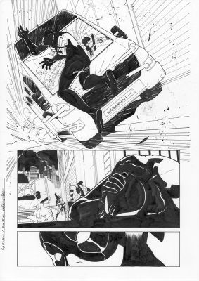 Continue Shopping | GWENPOOL #4 PAGE 10 ORIGINAL PAGE BY STEFANO NESI | Scott’s Collectables