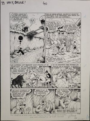 Jean Louis Pesch - 1 Original page - Sylvain et Sylvette | Catawiki