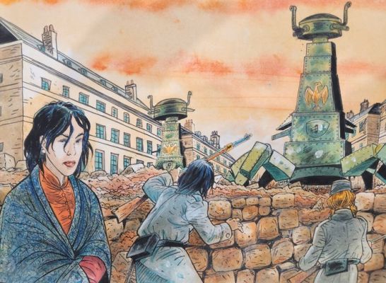 Thierry Gioux - 1 Original colour drawing - Hauteville House - 2025