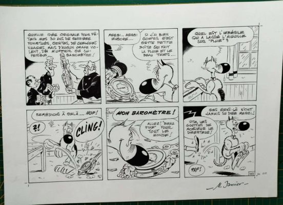Janvier, Michel - 1 Original page - Lucky Luke - Rantanplan | Catawiki