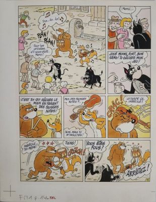 Dubois, Claude - 1 Original page - Sylvain et Sylvette | Catawiki