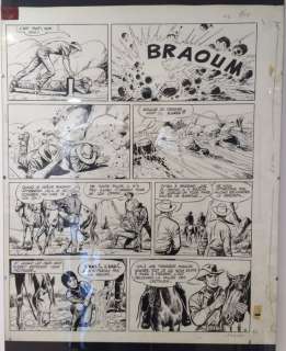 Forton, Gérald | Planche originale (p.12)  - Bob Morane  - La vallée des crotales  - (1964) | Catawiki