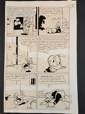 Carpi, Chierchini, Martina - 1 Original page - Paperino e il Tesoro Sepolto - 1956 | Catawiki