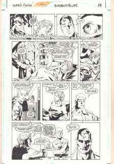 Drew Geraci, Dusty Abell - Superman/Wonder Woman: Whom Gods Destroy Elseworlds #1 P.28 - Clark Kent with an Aged Lois Lane - 1996