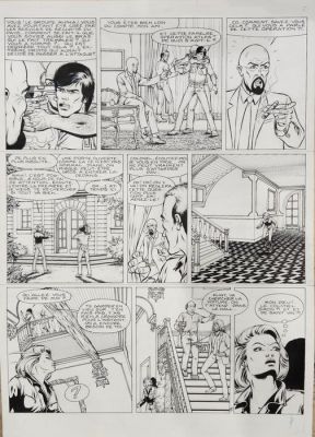 Osi, André - 1 Original page - Horizon blanc - T01 - Abel Barros | Catawiki