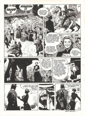 Ralph Meyer | Planche originale n°55 - Mister Prairie - Undertaker | Daniel Maghen