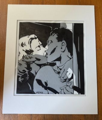 Varenne, Alex - 1 Original drawing - Le Baiser | Catawiki