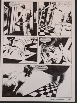 Roi, Corrado - 1 Original page - Dylan Dog - La Capanna nel Bosco | Catawiki