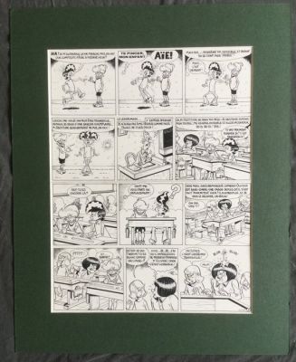 Devos, Jacques - 1 Original page - Génial Olivier - Een genie te veel... / Folâtreries - 1981 | Catawiki