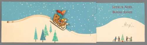 Herge  Carte de Voeux 1959 / 1960 |  | Artcurial