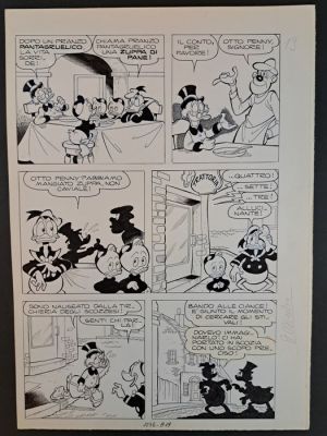 Chierchini, Giulio - 1 Original page - Zio Paperone e gli stivali delle Sette Leghe | Catawiki