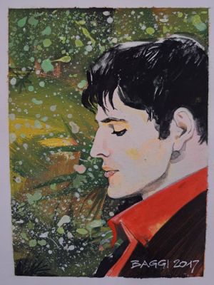 Baggi, Alessandro - 1 Original colour drawing - Dylan Dog - Strani Giorni | Catawiki