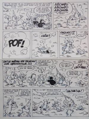 Walli (Van der Elst, André) - 1 Original page - Chlorophylle T14 - Le Combat des mages, planche 26 - 1988 | Catawiki