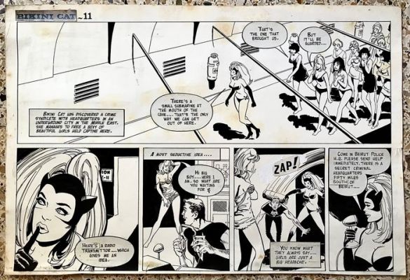 Montserrat, Enrique - 1 Original page - Bikini Cat - 1967 | Catawiki